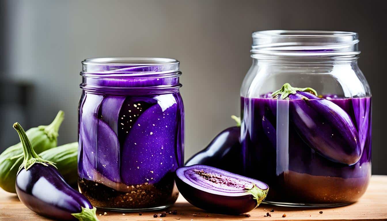 pickled eggplant