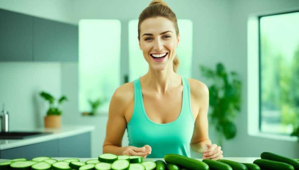 preventing constipation with cucumbers