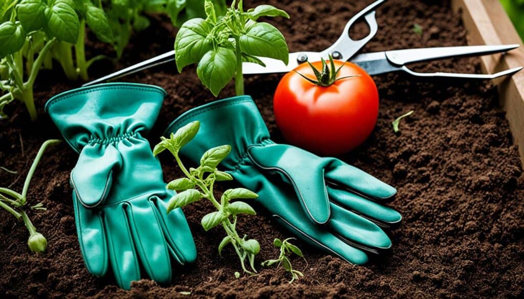 pruning tomato plants