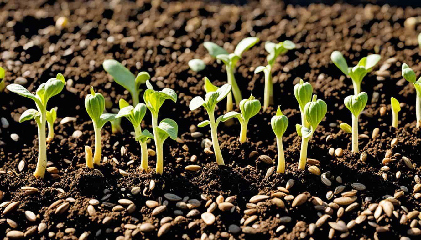 pumpkin plant leaves