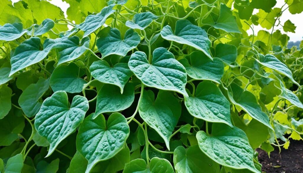 pumpkin vines