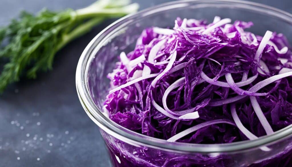 quick pickled cabbage