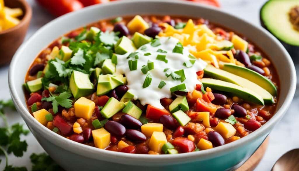 quick vegetarian chili