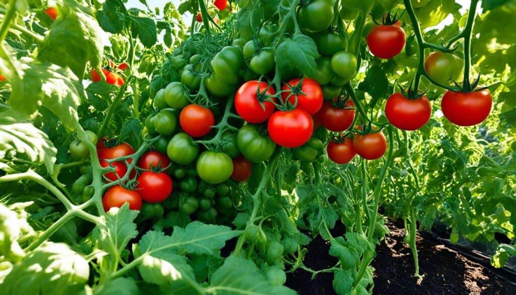 red tomato plant types