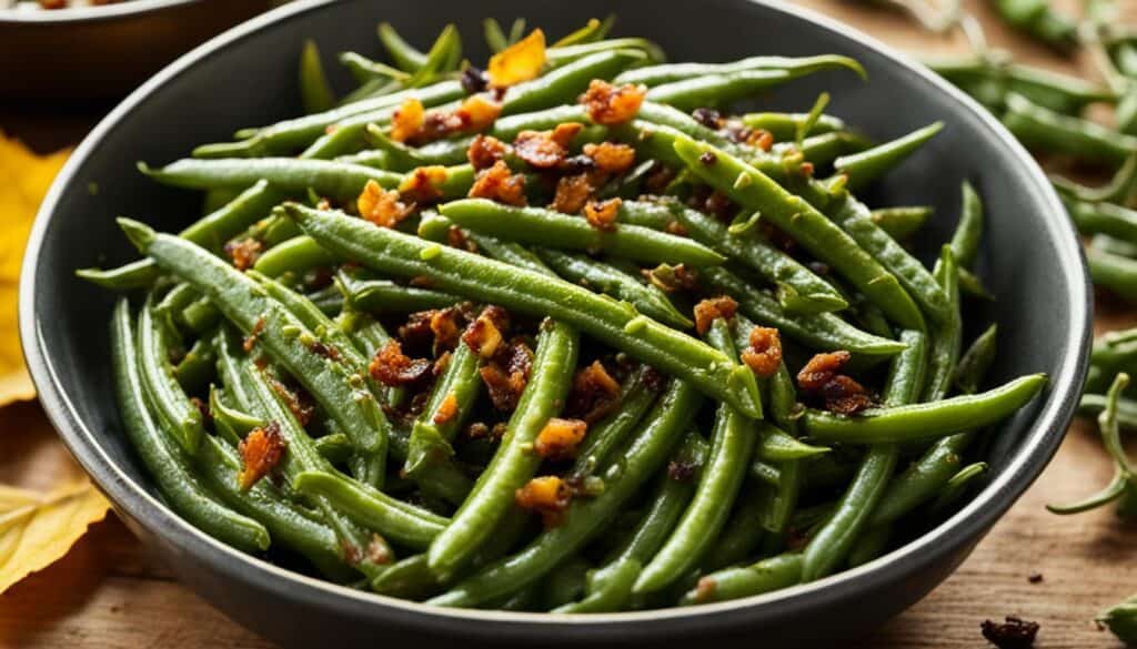 reheat crispy green beans