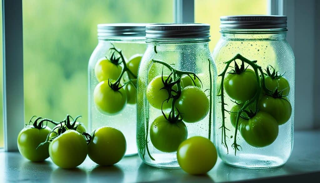 ripening tomatoes indoors