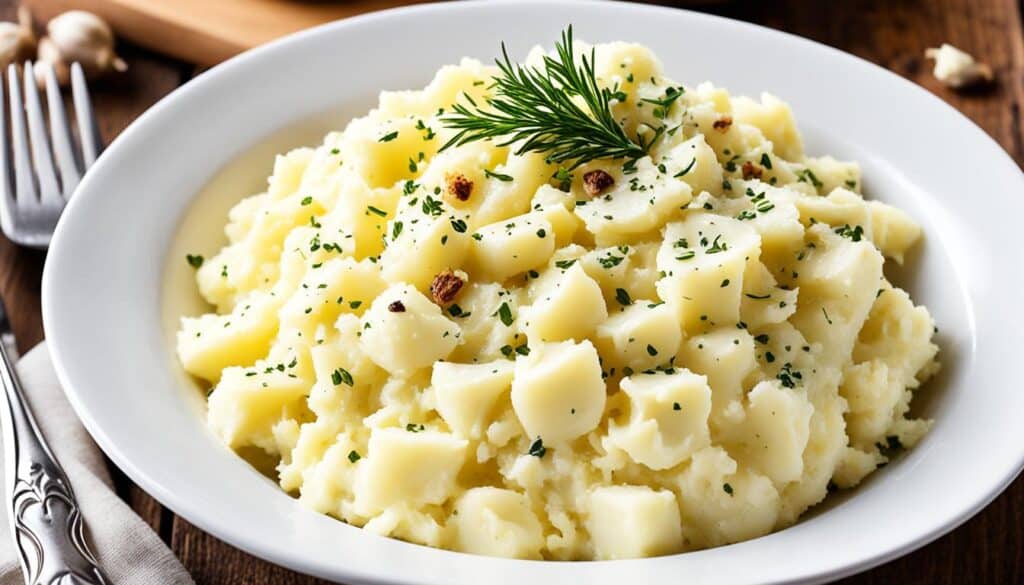 roasted garlic mashed potatoes