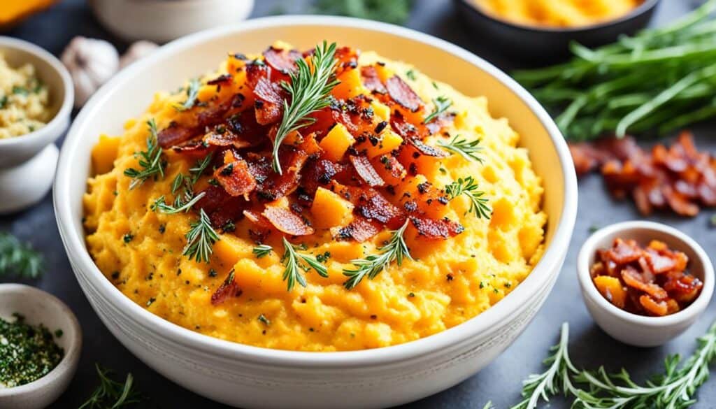 savory mashed squash