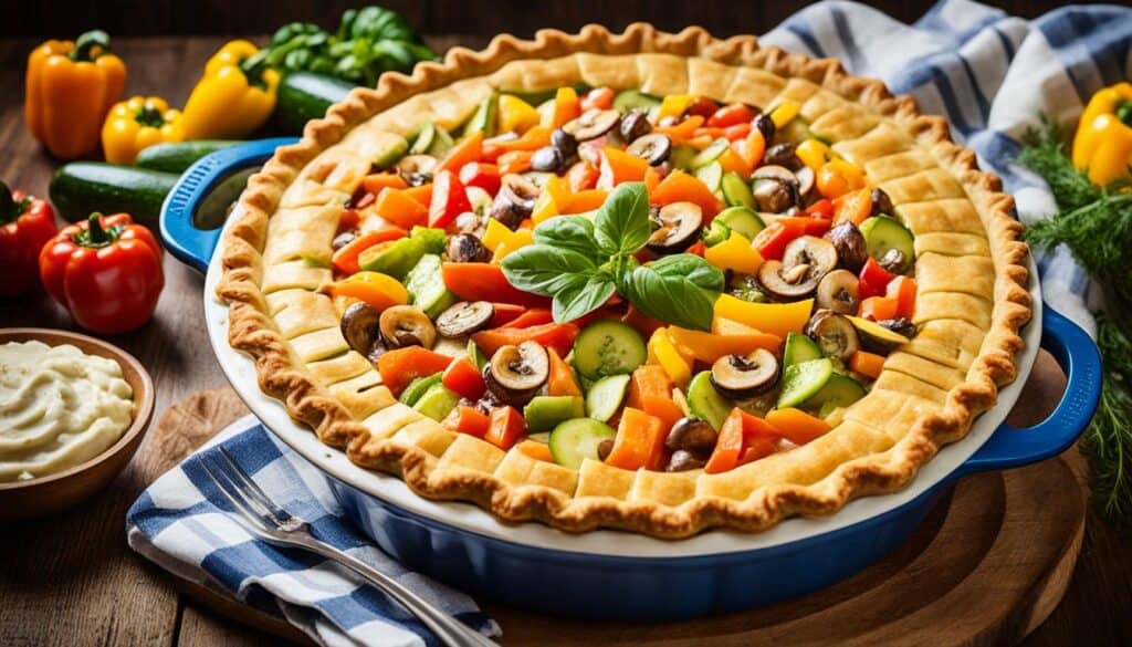 savory vegetable pie