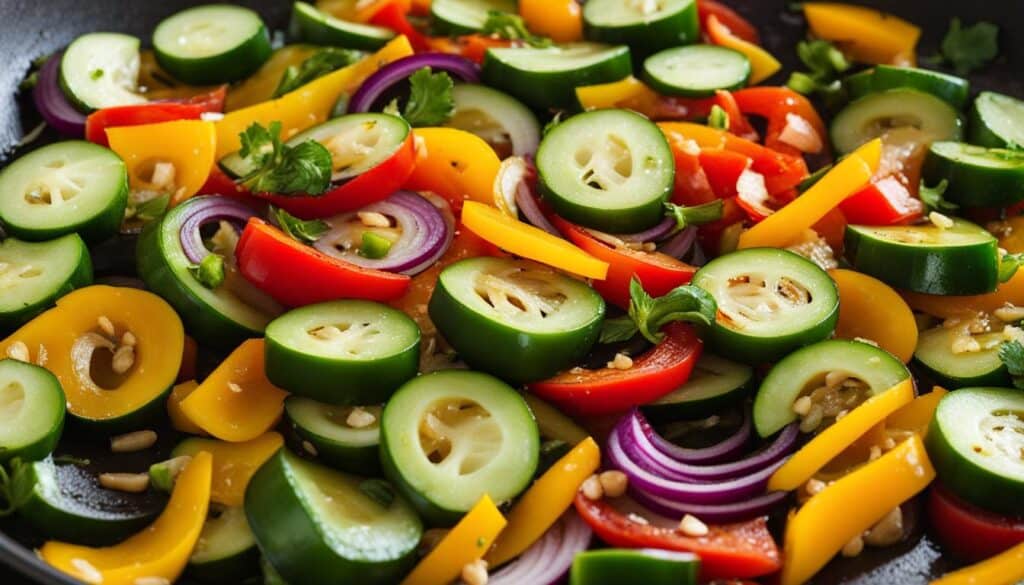 simple zucchini stir fry