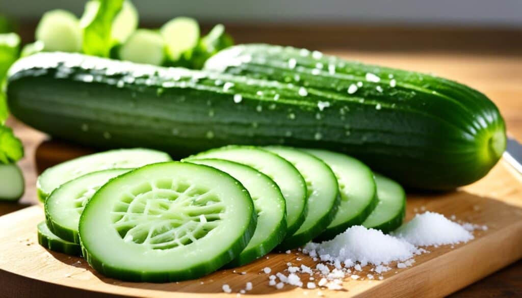 small cucumber snack