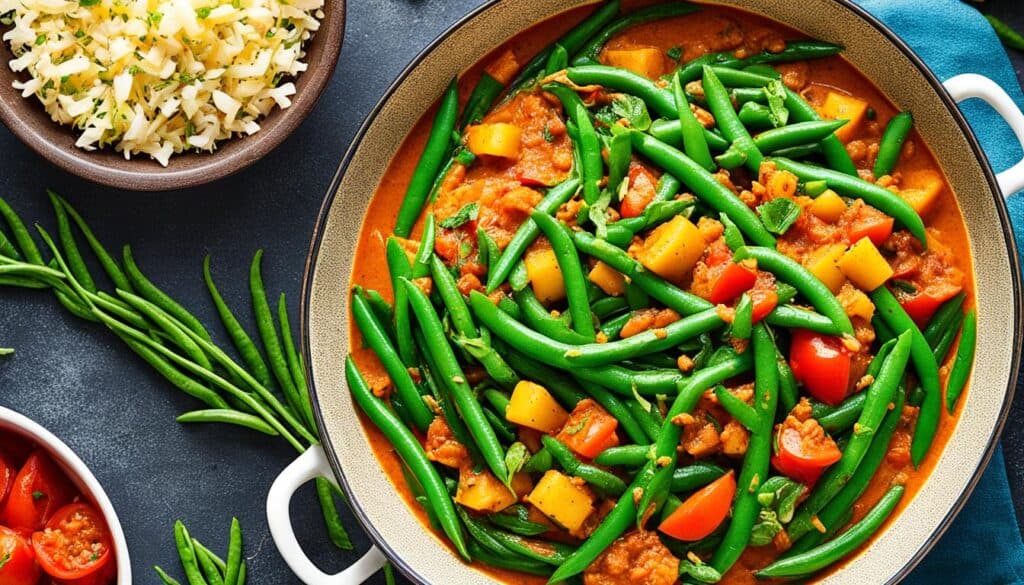 snake beans curry