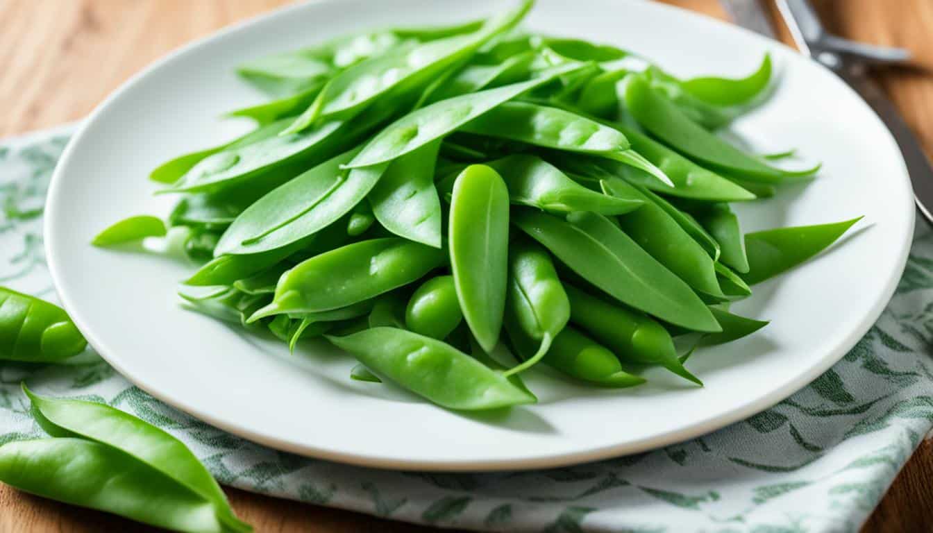 snow pea leaves