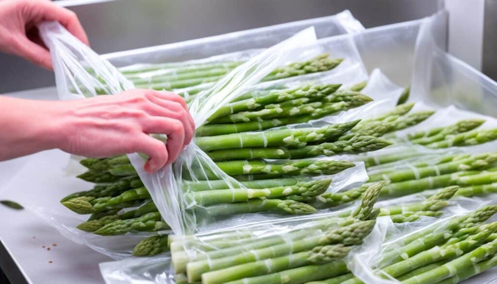 storing fresh asparagus