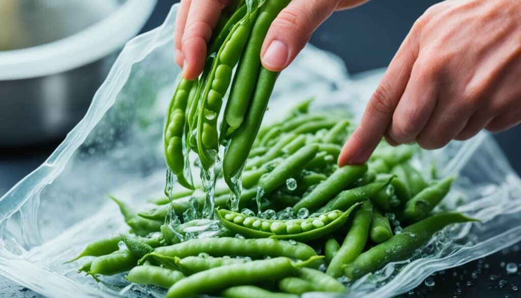 storing fresh green beans