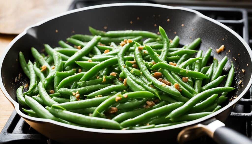 stovetop crispy green beans recipe