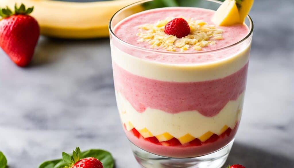 strawberry banana smoothie