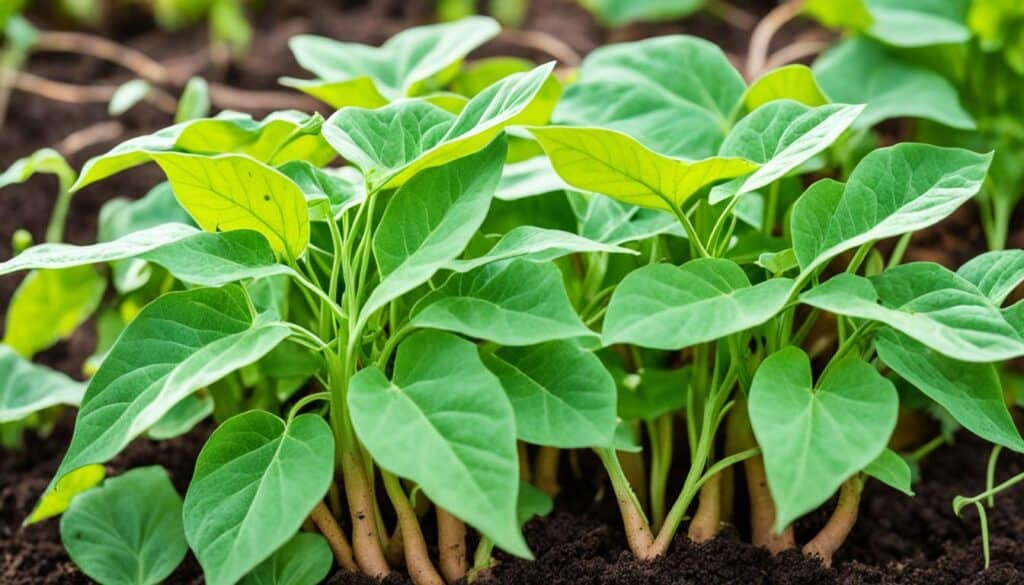 sweet potato plants