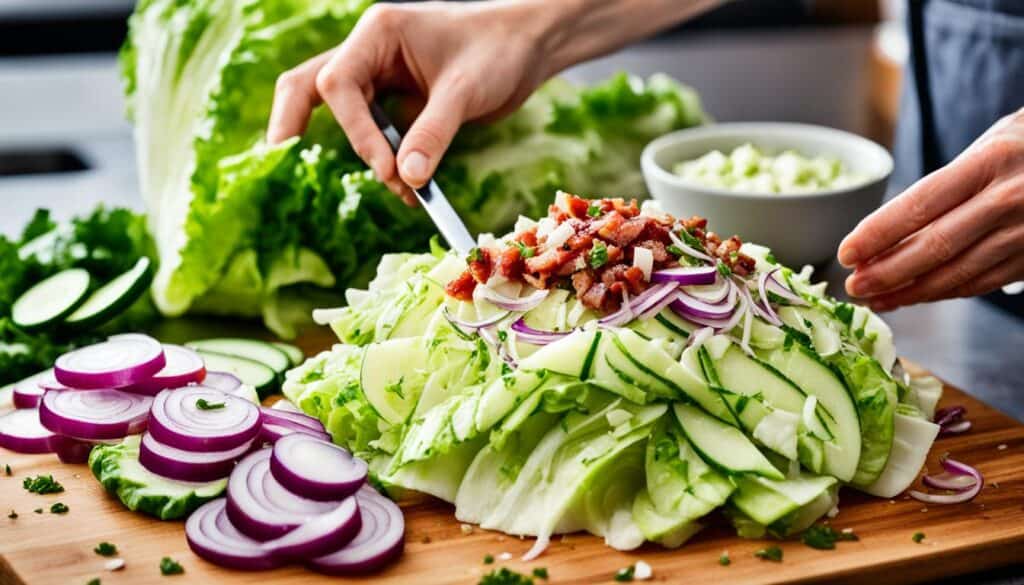 tips for making iceberg lettuce salad