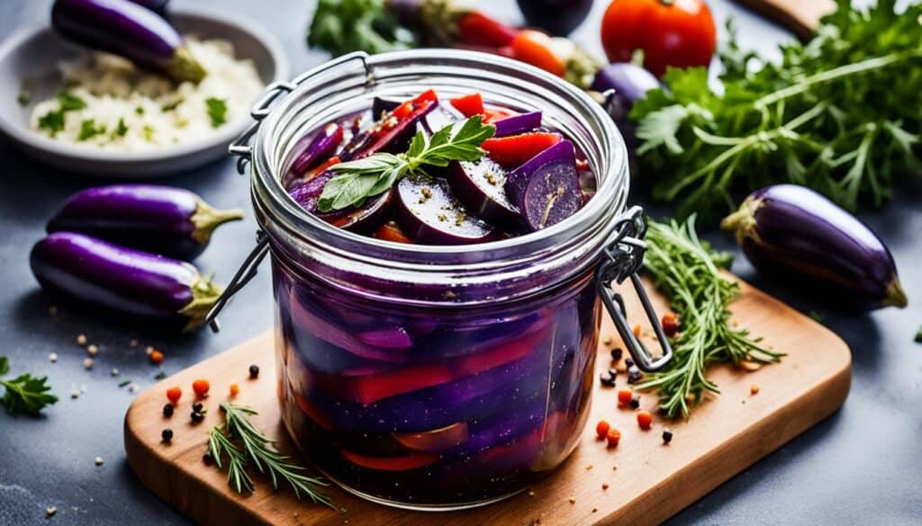 traditional pickled eggplant