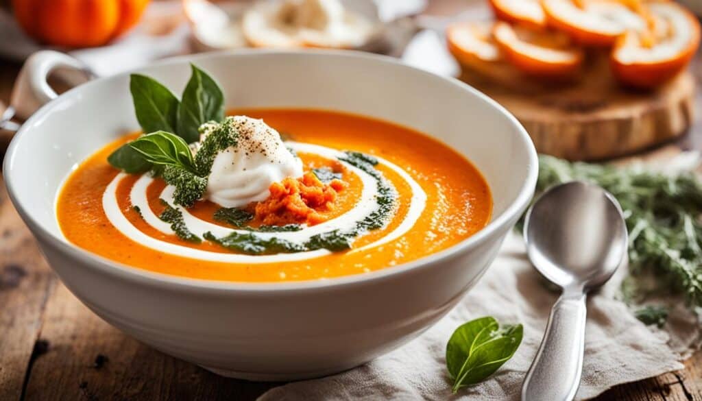 turban squash soup recipe