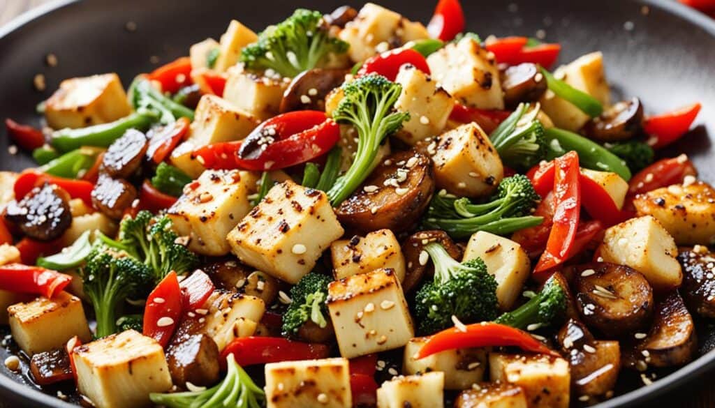 vegetarian cauliflower stir fry image